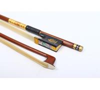 YoungMonic Advance Violin Bow 4/4 Full Size Bow Brazilwood Ebony Frog Octagonal Stick Natural Hair