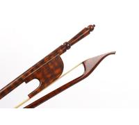 YoungMonic Advanced baroque Violin Bow 4/4 Snakewood Frog Bows letterwood Outward Camber (4/4)