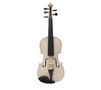 YoungMonic Master Hand made Violin 4/4 Tiger Flame Maple Spruce White Violin Unfinished US (4/4 Size)