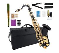 YoungMonic Tenor Saxophone B Flat Tenor Sax Bb Tenor Saxophone for Beginners Students with Mouthpiece Reeds Cleaning Cloth Carrying Case