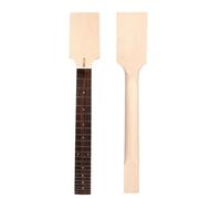 YoungMonic Unfinished Electric Guitar Neck 12 String Wide 22 Fret Maple Rosewood Fretboard Paddle Head Guitar Neck Replacement (22 Fret)