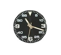 Youngran Green Luminous 29mm AK Watch Dial+Hands Spare Parts Compatible for 8215/8200 Pearl 2813 Movement Leisurely (Color : Style 1)