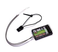 YoungRC Flysky FS-iA6 Receiver 2.4G 6CH Remote Control Receiver with Double Antenna Compatible FS-i4 i6 i10 GT2E GT2F GT2G Transmitter RC210