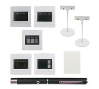Young's Double-Slit Experiment Single Slit Double Slits Interference Diffraction Grating Sheet Optical Physical Experiment Kit Optics Elements