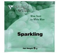 Youngs Sparkling Wine Yeast 5g - treats 23L / 5 Gallon