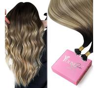 YoungSee Nano Hair Extensions Dark Brown 22 inch 50g Long Straight Hair