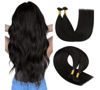 YoungSee U Tip Hair Extensions Brown U Tips Hair Extensions Real Human Hair Darkest Brown K Tip Human Hair 18In 1G/S 50G Easy to Apply