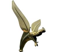 YOUNGSMITH Brass Medieval Celtic Deskford Carnyx Fully Playable 18 Gauge, Brass Polish, 6 Feet