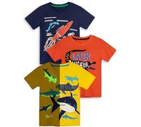 YoungSoul Boys Animal T-Shirts Crewneck Kids Short Sleeve Shirts 3-Pack Summer Tee Toddler Tops Patterned 2, 2-3 Years