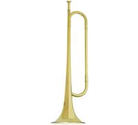 ＡＷＨＡＯ Youngster Trumpet Upright Marching Trumpet Slender Brass Bugle for, Gold