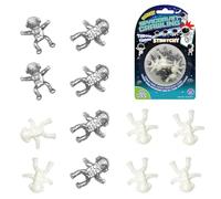 Youngwier 12 Climbing Spider Toys - Stretchy, Sticky Wall & Window Crawlers - Novelty Toys Set