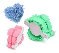Youngwier 2Pack Heart Shape Yarn Ball Maker, Pom Pom Maker, Knitting Craft Making Kit, Handmade Craft Maker, di-y Fluff Balls for Adults & Kids