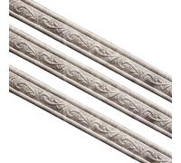 Youngwier 3 Waterproof Wall Border Trim, Adhesive Removable Foam Edge Strip Dado Rail Decoration for Tiles, Kitchen Bathroom Sticker, 230×4.5cm