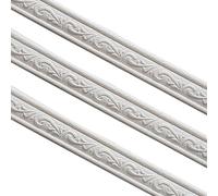Youngwier 3 Wallpaper Border, Waterproof Wall Trim Skirting Border Adhesive Wall Decal Removable Foam Edge Strip Border Dado Rail Decoration For Tiles Sticker For Wall Kitchen Bathroom, 230×4.5c