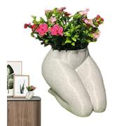 Youngwier Body Part Flower Pot | Lady Body Shaped Planter - Fun Resin Plant Pots, Modern Boho Decorative Planter, Body Flower Vase for Table, Home