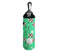Youngwier Golf Tee Holder, Portable Golf Bag with Belt Clip, Waterproof Golf Accessories with 3-Tee Holder for On the Go, Golf Course, Driving Range and Tournaments