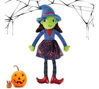 Youngwier Halloween Doll, Halloween Plush Toys for Children in the Shape of Witch Dolls, Cuddly Soft Skin-Friendly Decoration for Home, , Children's Room, Girls, Living Room Decoration
