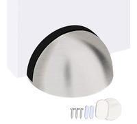 Youngwier Magnetic Door Stop, Magnetic Door Catch, Door Stop Door Magnets - Half Round Door Stop Without Punching, Magnetic Door Holder Made of Stainless Steel, Keeps the Door Open