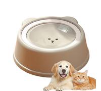 Youngwier Pet Water Bowl, Anti-Sloping Drinking Bowl with Slow Feeder, Floating Dog Bowl, Water Dispenser, for Multi-Cat Households, Travel, Car, Transport Box, Puppies, Kittens, Cats Owners