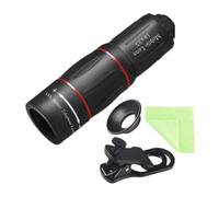 Youngwier Phone Lens Monocular, 18X25 Monocular Telescope, Smartphone Adapter Tripod Monocular Telescope For Concert, Bird Watching