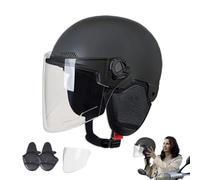Youngwier Scooter helmets, road racing helmets, protective helmets, motorcycle scooter helmets, helmets with hearing protection for adults and men