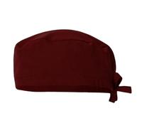 Youngwier Surgical Hats for Men, Surgical Hats, Unisex Work Cap, Surgical Cap, Nursing Cap, Non-Slip Nurse Hair Cap, Breathable Nurse Scrub Cap for Men and Women, wine red, L