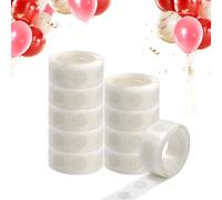 YOUNIEYO 1000Pcs Balloon Glue Dots, Strong Glue Dots Double Sided Tapes, Removable Balloon Sticky Spots for Party Wedding Christmas Birthday DIY Scrapbooking Craft