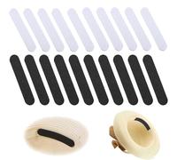 YOUNIEYO 20 PCS Hat Size Reducers for Hats and Caps 11x2cm Black and White Hat Sizing Tape for Adjusting Hat Fit