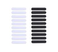 YOUNIEYO 20 PCS Hat Size Reducers Self Adhesive Foam Tape for Hats and Caps 11x2cm Black and White Hat Sizing Tape for Adjusting Hat Fit