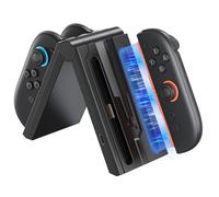 Younik Switch 2 Controller Charger, 4 in 1 Controller Charging Dock for Switch 2 (2025), Magnetic Switch 2 Charging Dock with LED Indication, Switch 2 Charger Station