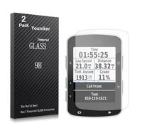 Youniker 2 Pack for Garmin Edge 520 Screen Protector Tempered Glass for Garmin 520 Screen Protector Foils Glass 9H Hardness 0.3MM Slim,Anti-Scratch, Anti-Fingerprint,Bubble Free with High Definition