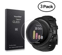 Youniker 3 Pack Compatible with Suunto Spartan Ultra Screen Protector Tempered Glass for Suunto Spartan Ultra Screen Protector Foils Glass 9H 0.3MM Anti-Scratch Anti-Fingerprint