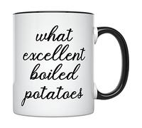 YouNique Designs Jane Austen Mug - 11 Ounces, Pride and Prejudice Quote, Literary Mug (Black Handle)