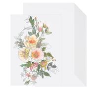 YOUNTHYE 250 Sheets Watercolour Paper, 12.7x17.8CM Water Colour Paper 140 lb/300 GSM Watercolor Paper Bulk, Cold Press White Drawing Paper for Students Adults Artists Drawing Painting