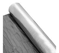 YOUNTHYE Self Adhesive Reflective Aluminium Foam Insulation 5mm Thick, 24cm x 10m Radiator Reflector Panels, Foil Insulation Roll for Floors, Roofs, Garage Doors and Camper Vans