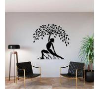 YOUOUSI Relaxation Exercise Mandala Forest spa Salon wall Sticker Yoga Meditation Tree wall Sticker Girl Room Bedroom Living Room Home Decoration