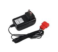 Youping Cargador de batera para coche para nios, 1A, 12 V, BMX X6 Kid TRAX GMC Moto ATV Quad Ride On Car, enchufe cuadrado rojo default