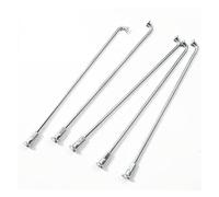 YOUPINSENSEN 10G Heavy Duty E-Bike & Motorcycle Spokes 3.18mm J-Bend 100-230mm with Nipples, 36pcs Kit for High-Torque Electric Bike & Moped Wheel Build(3.18mmX205mm)