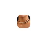 Your Always Charm Chunky Gold Necklace Gold Statement Necklaces for Women Gold Choker Necklaces for Woman Thick Snake Chain Collar Torque Layered Necklaces Dainty Gold Jewelry, Metal, No Gemstone