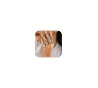 Your Always Charm Chunky Gold Rings for Women Gold and Silver Statement Rings Chunky Silver Rings for Women Minimalist Simple Rings, Brass, Brass.