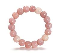 Your Always Charm Fidget Beaded Bracelet for Women Men Mudi Spinner Beads Rotation Bracelet Fingertip Play Stretchy Wrist Jewelry Smooth Bodhi Style Gift, L, No Metal, no gemstone