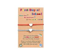 Your Always Charm First Day of School Bracelets Back to School Bracelet Heart Back to School Gifts for Students Back to School Outfits for Girls, adjustable, Alloy, alloy
