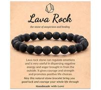 Your Always Charm Healing Bracelets for Women, Natural Glass Stones Gift for Anxiety, Yoga, Teens, Ajustable, Other, No stones.