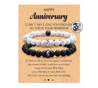 Your Always Charm Matching Bracelets for Couples Best Friend Matching Jewelry Adjustable Bracelets for Couples Best Friend BFF Jewelry Gift Set of Two-Anniversary