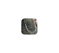 Your Always Charm Mens Wallet Chain Heavy Duty Pants Chains Pocket Chain for Jeans Goth Rock Style Accessories, Brass, brass