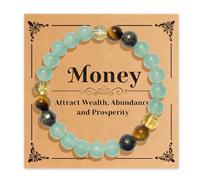 Your Always Charm Money Wealth Bracelets for Women Money Bracelet Wealth Feng Shui Good Luck Bracelets Crystal Protection Jewelry Spiritual Gifts, Adjustable, Brass, brass