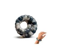 Your Always Charm Natural Bodhi Seed Bracelets Mudi Bracelet Anxiety Fidget Bracelets Protection Healing Stretch Mudi Fidget Bracelet for Women Men, L, Stone, no gemstone