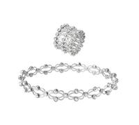 Your Always Charm Retractable Ring Bracelet, Expandable & Flexible, Folding Rings That Turn Into A Bracelet, Women's Adjustable Jewelry, Adjustable, Alloy, alloy