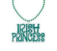 Your Always Charm St. Patrick's Day Necklace for Women Irish Princess Necklace Patrick's Day Pendent Necklace Party Favor Necklaces St Patricks Day Accessory, Metal, No Gemstone