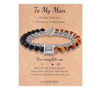 Your Always Charm To My Son To My Grandson Bracelets from Mom Grandma Braided Leather Bracelet for Men Bracelet Stocking Stuffer for Men Christmas Gift for Father Boyfriend Brother, adjustable, Alloy
